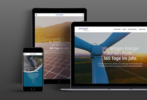 TYPO3 LTS für energate - Responsives Webdesign&nbsp;auf TYPO3 LTS Basis für Marktführer der Energiebranchenachrichten