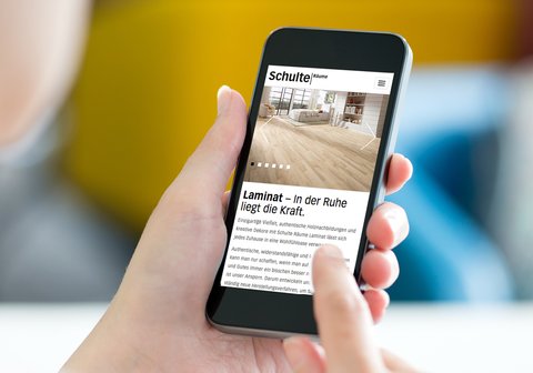Responsive Schulte Räume Website auf TYPO3 Basis - Responsive Website auf TYPO3 Basis für Business-to-Business Portal der Marke MEISTER