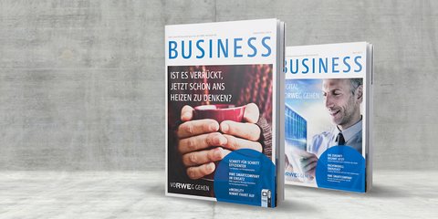 Magazin Gestaltung RWE BUSINESS - Responsive Website auf TYPO3 Basis für Business-to-Business Portal der Marke MEISTER