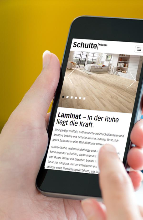 TYPO3 Website für Schulte Räume